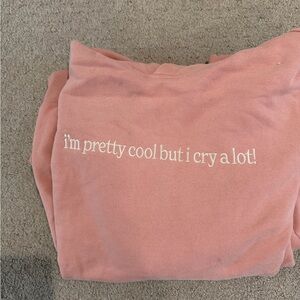 See the way I see Pink Graphic Sweatshirt